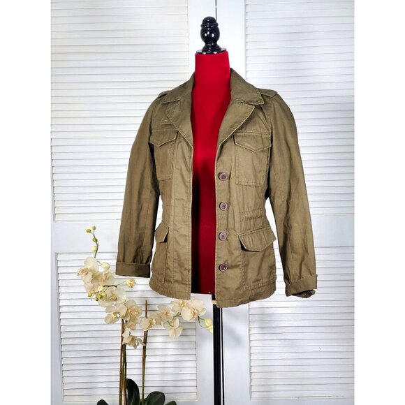 Madewell Women's Olive All Weather Outbound Military Style 02843 Sz XS 1033 - Picture 2 of 16